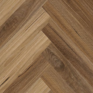 Luxury Hybrid Spotted Gum Herringbone Flooring 8mm – 100% Waterproof